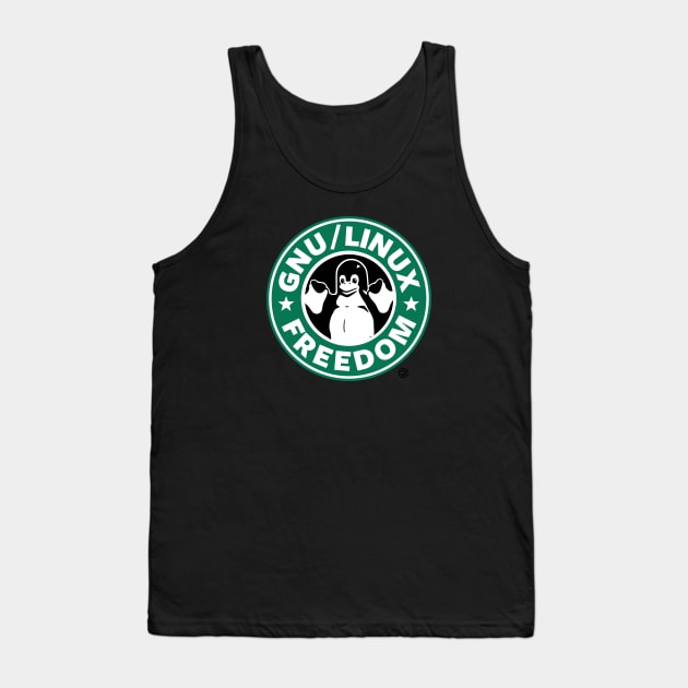 GNU Linux - Freedom Tank Top by cryptogeek